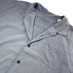 Tommy Bahama‎ Original Fit Mens XXL 100% Silk Short Sleeve Button Down Shirt 596